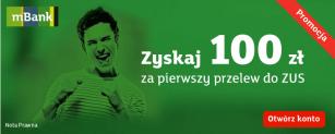 mBank Konto Firmowe: premia 100 zł i darmowe konto na 2 lata