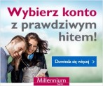 Millenium Konto Osobiste 360º: premia do 360 zł za transakcje kartą i przez Blik
