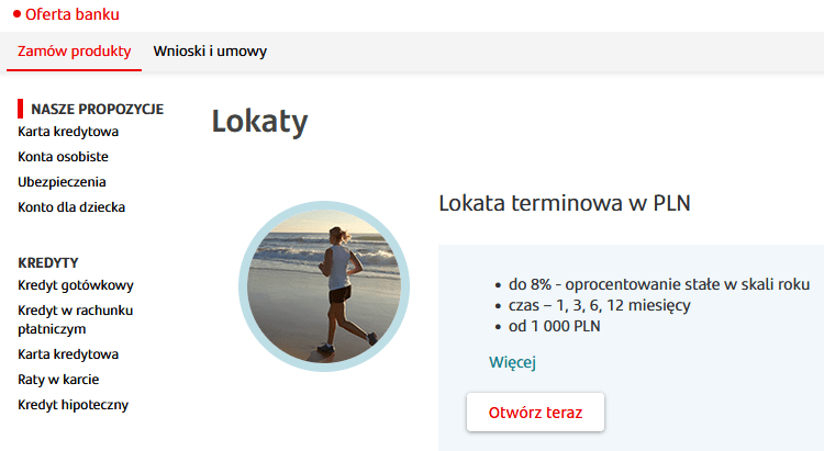 lokata 8% santander