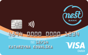 nest bank wygląd karty