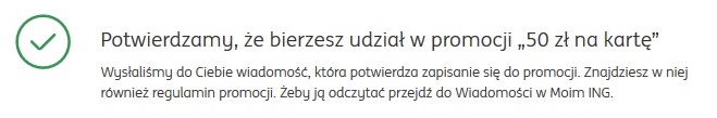 potwierdzenie zapisu do promocji