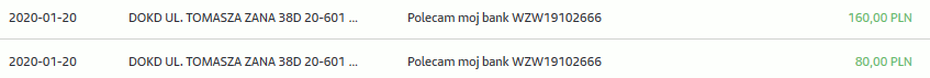 przelew polecam mój bank santander