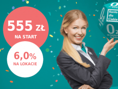 Promocje Credit Agricole: do 555 zł premii i 6% na lokacie mobilnej