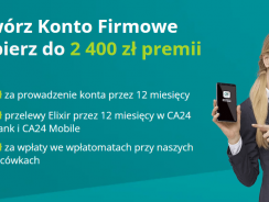 Nawet 2400 zł premii w promocji Konta Biznes w Credit Agricole