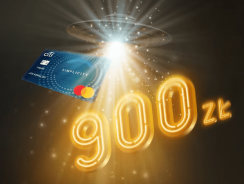 900 zł premii w promocji karty kredytowej CitiBanku (+ 450 zł za konto)