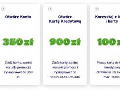 Promocje Citibank: Łatwe 350 zł za konto i 100 zł za płatności (+ 900 zł za kartę )