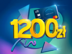 Rekord! Aż 1200 zł premii w promocji karty kredytowej CitiBanku