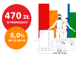Promocja mBank: 470 zł za założenie eKonta i 8% dla oszczędności