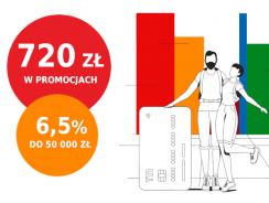 Promocja mBank: 720 zł za założenie eKonta i do 6,5% dla oszczędności