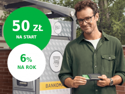 Promocje Getin Bank: 50 zł za założenie konta i 6% na ROK !