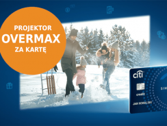 Promocja CitiBank: Projektor Overmax Multipic 3.5 za wyrobienie karty kredytowej Citibanku