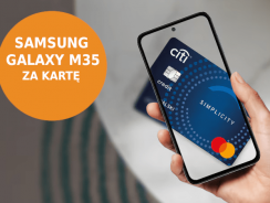 Promocja CitiBank: Smartfon Samsung Galaxy M35 + 400 zł za wyrobienie karty Citi Simplicity