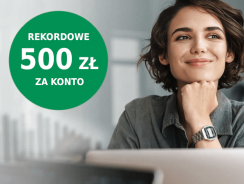 Mega promocja od BNP Paribas: 500 zł za założenie konta!