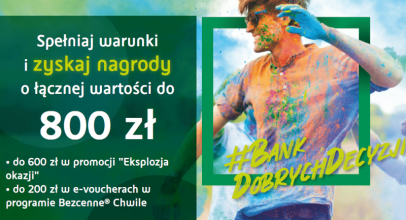 Łatwe 800 zł za konto w promocjach BNP Paribas (+8% dla oszczędności)