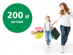 Łatwe 200 zł do sklepów H&M za założenie Konta Otwartego BNP Paribas