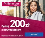 Promocje Millenium: Zyskaj 200 zł i 2,7% na koncie oszczędnościowym