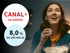 Promocja Pekao: 504 zł na Canal+ za założenie konta i 8% na koncie oszczędnościowym