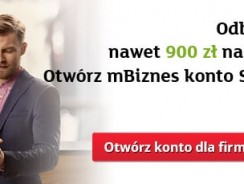 mBank: Promocja konta firmowego mBiznes – 900 zł na ZUS